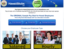 Tablet Screenshot of hawaiistubs.com